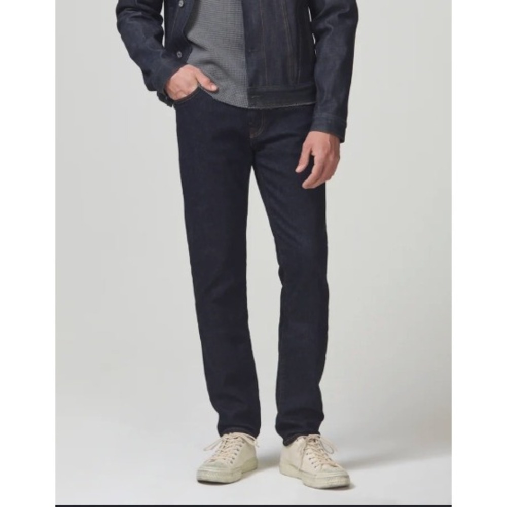 CITIZENS OF HUMANITY The Adler Amaro Jeans Dark Indigo Slim Straight Men's 28